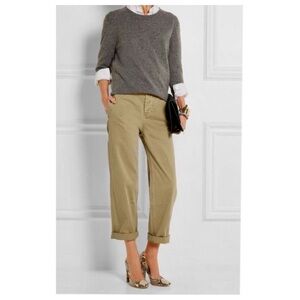 🦉 Gap Straight Leg Cropped Khakis